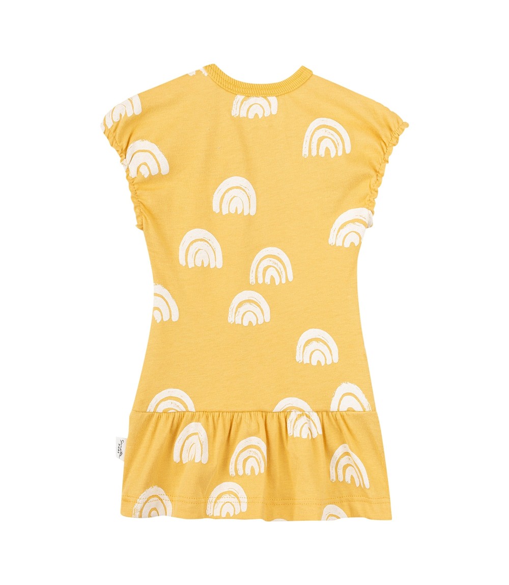 Kleid kurzarm Regenbogen