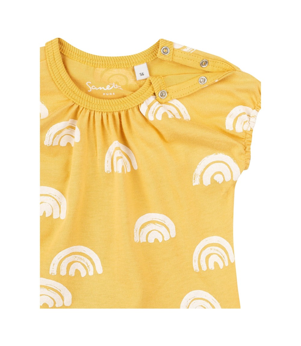 Kleid kurzarm Regenbogen