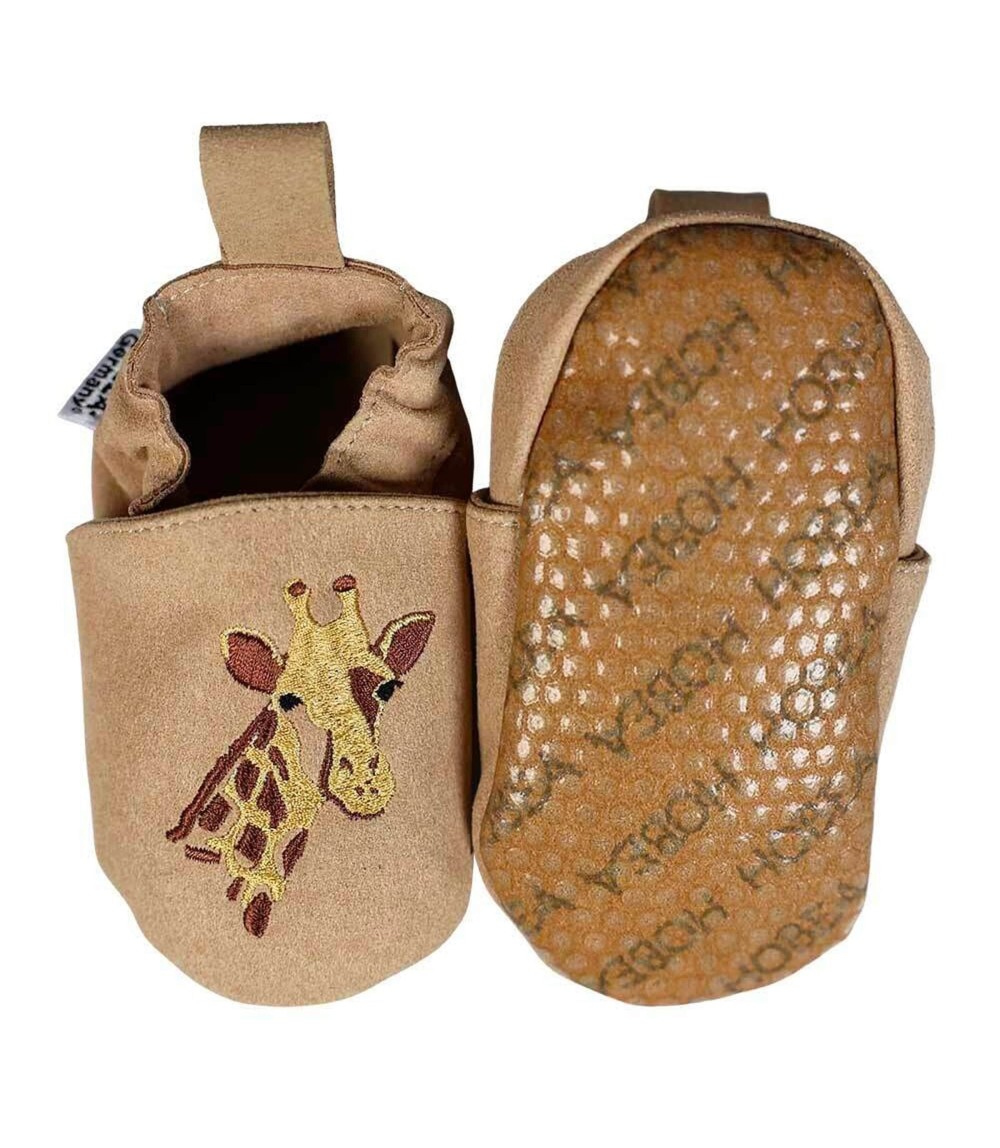 Kinderschuhe RecyStep Giraffe beige