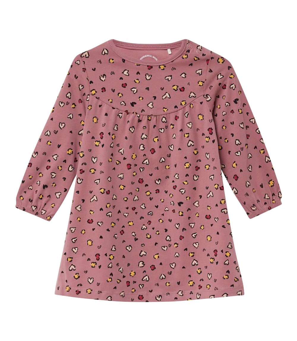 Kleid langarm Leoprint