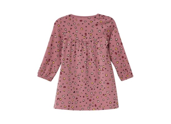 Kleid langarm Leoprint