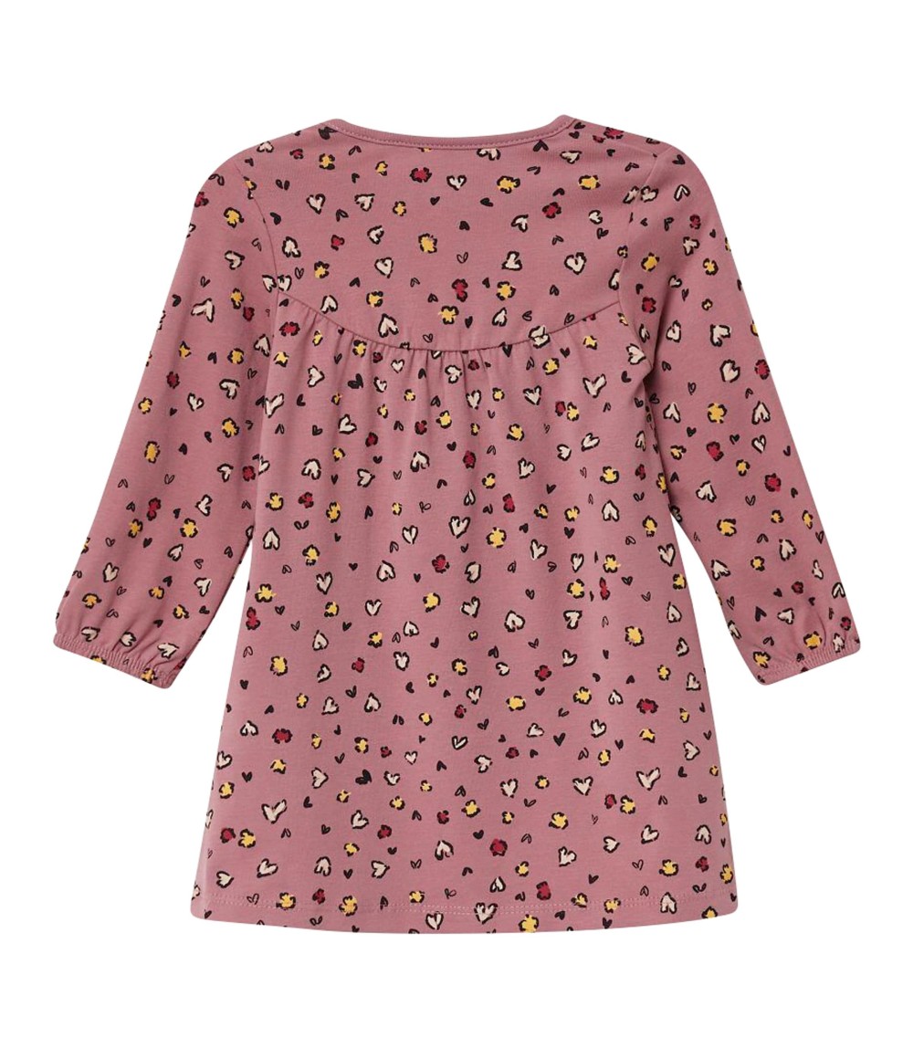 Kleid langarm Leoprint