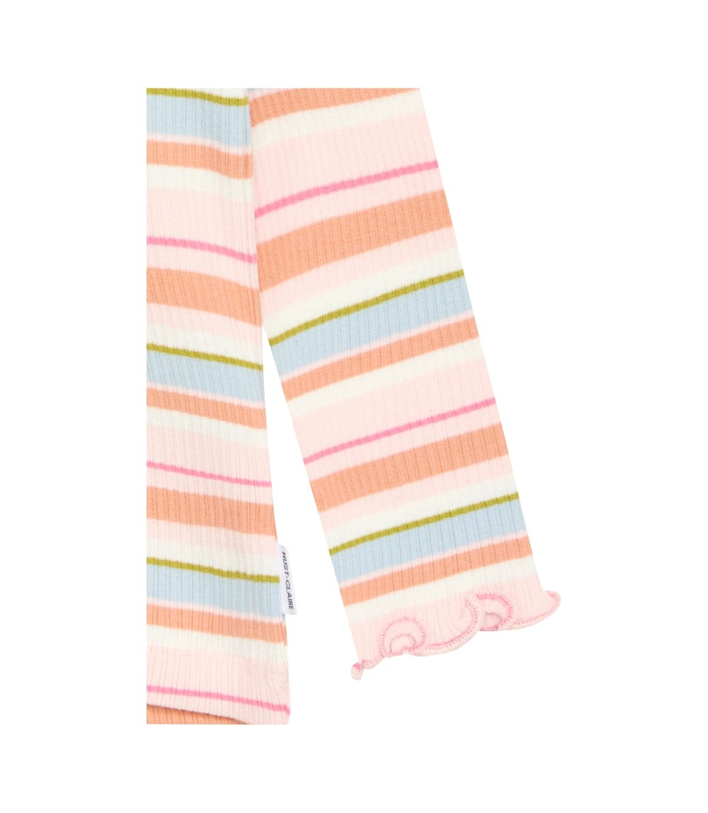 Shirt langarm Ringel Rippqualität