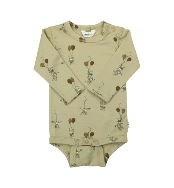 Woll-Body langarm Hasen