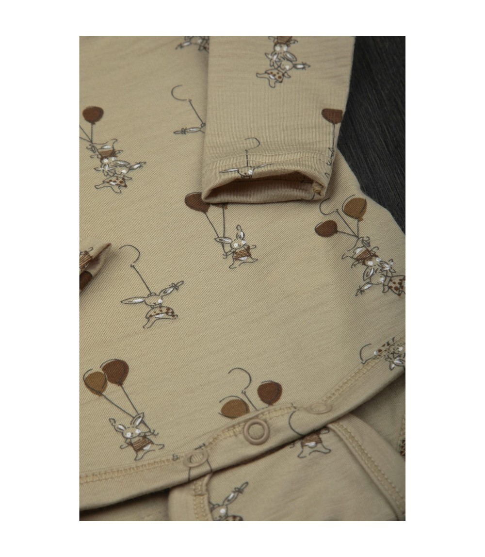 Woll-Body langarm Hasen