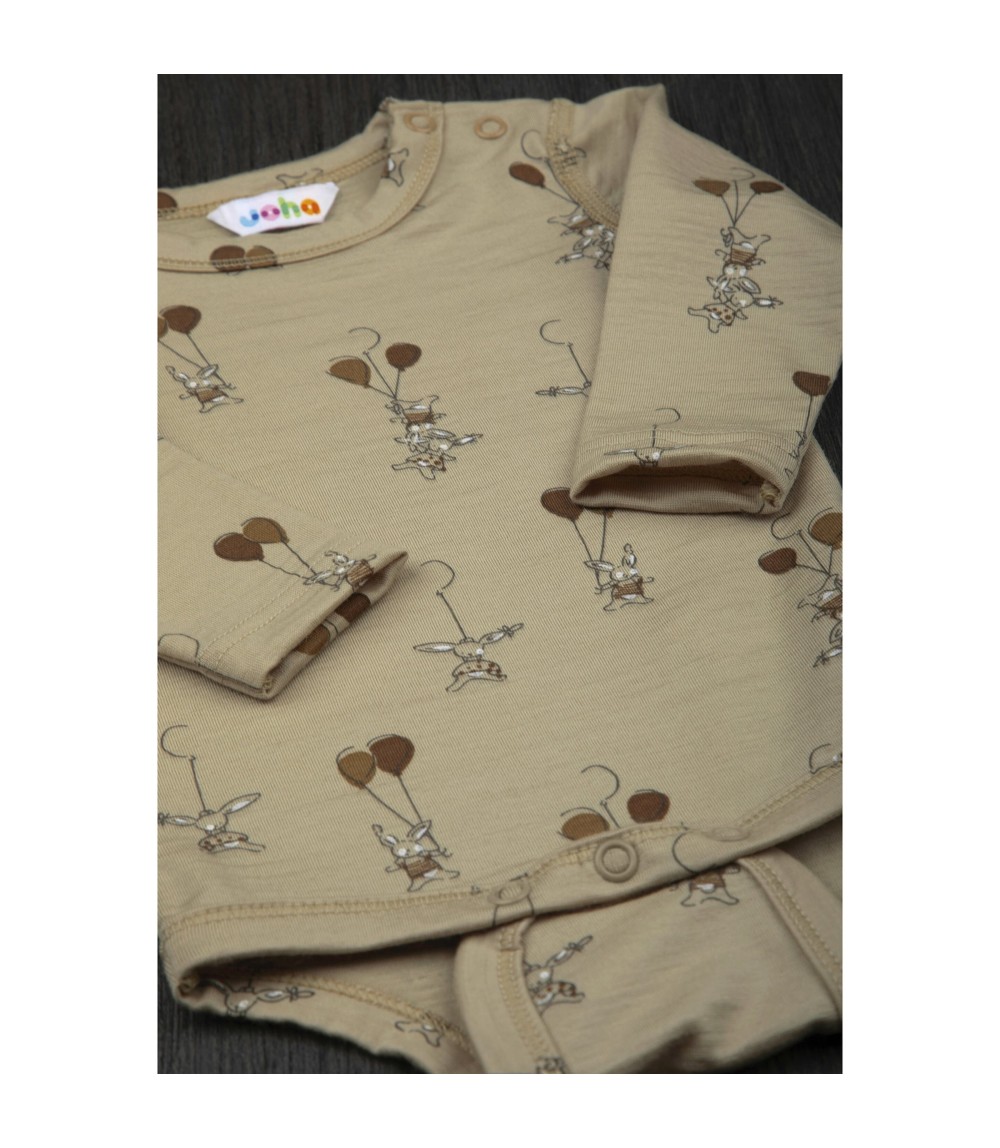 Woll-Body langarm Hasen