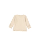 Shirt langarm mit Mitwachsbündchen Rippqualität