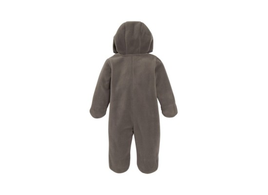 Fleece-Overall mit Kapuze