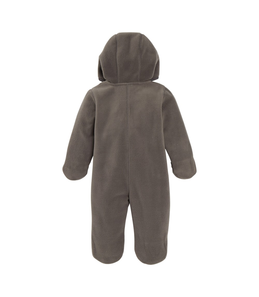 Fleece-Overall mit Kapuze