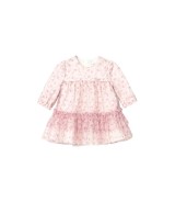 Tüllkleid langarm Blüten