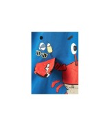 T-Shirt Krabbe Klapp-Applikation