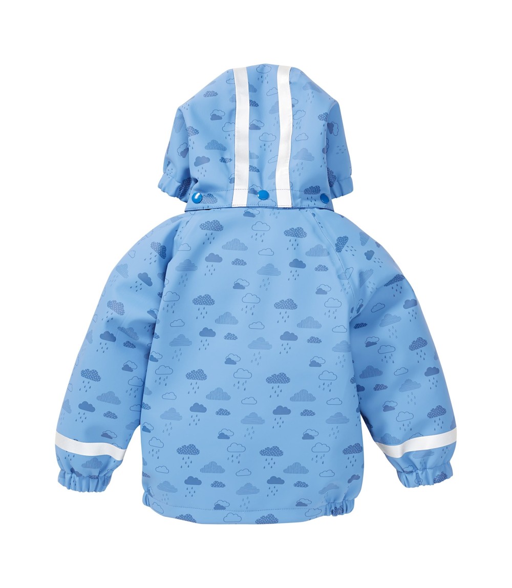 Regenjacke mit Kapuze Wolken