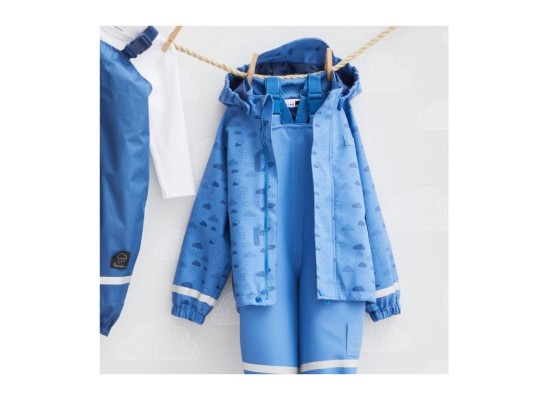 Regenjacke mit Kapuze Wolken