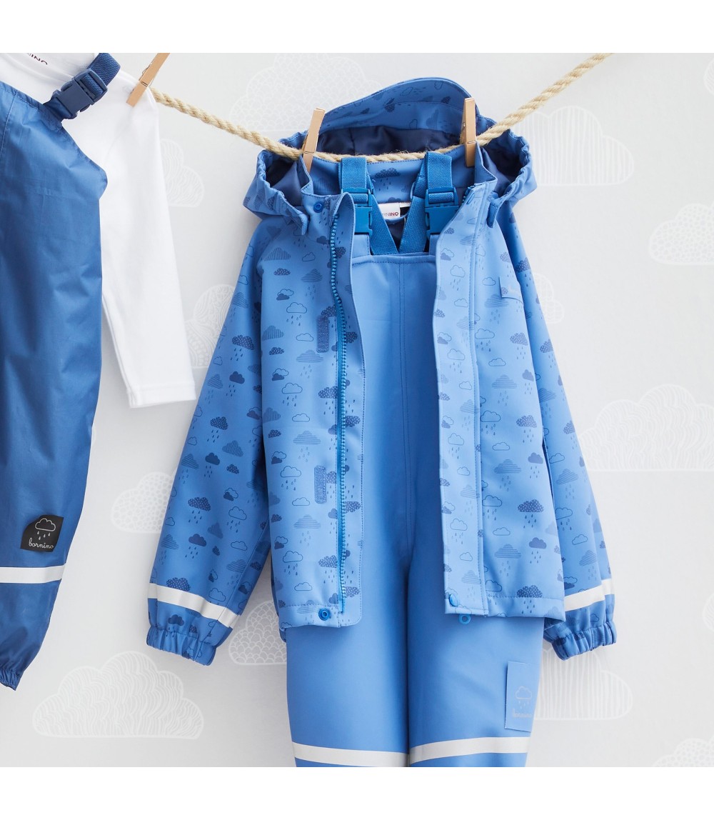 Regenjacke mit Kapuze Wolken