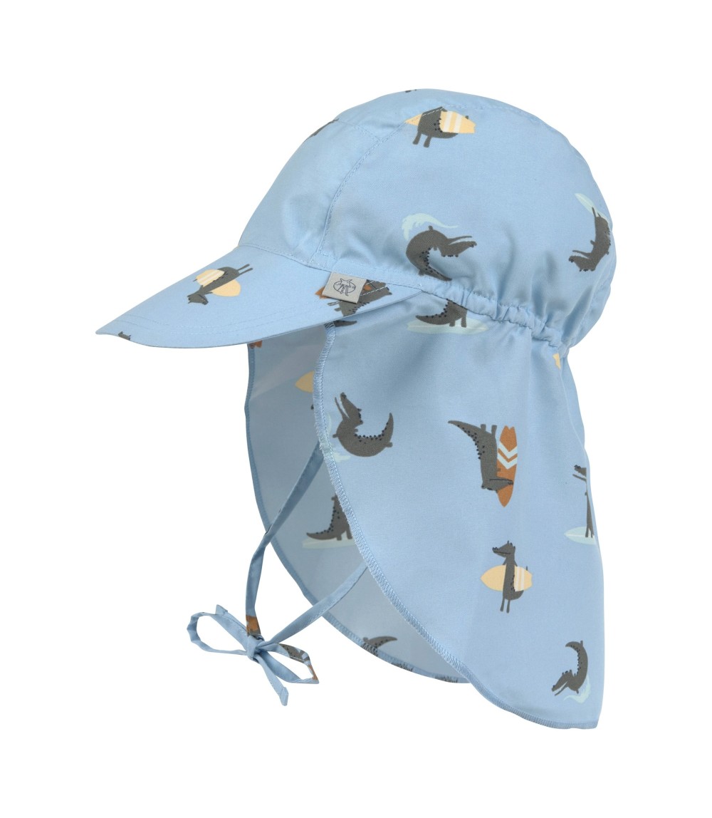 Schirmmütze mit Nacken- und UV-Schutz Krokodile