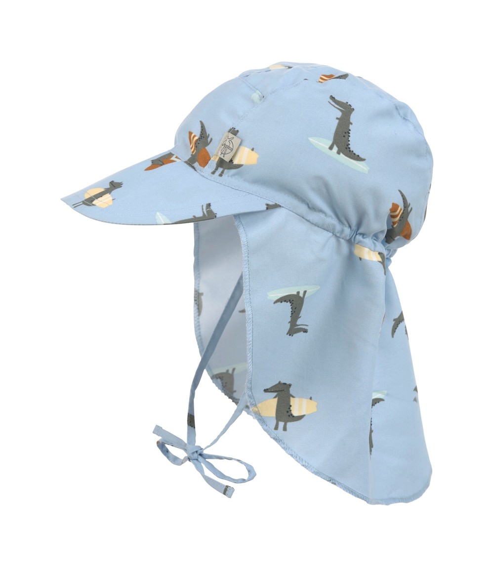 Schirmmütze mit Nacken- und UV-Schutz Krokodile