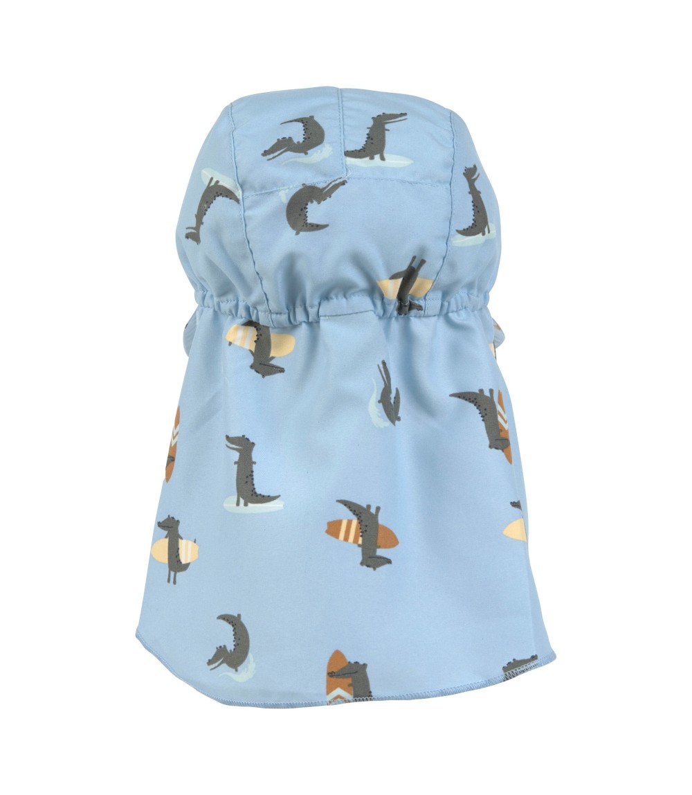Schirmmütze mit Nacken- und UV-Schutz Krokodile