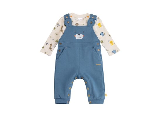 2-tlg. Set Latzhose und Shirt langarm