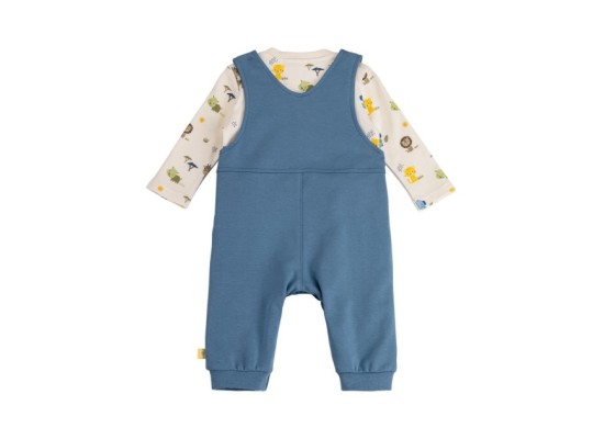 2-tlg. Set Latzhose und Shirt langarm