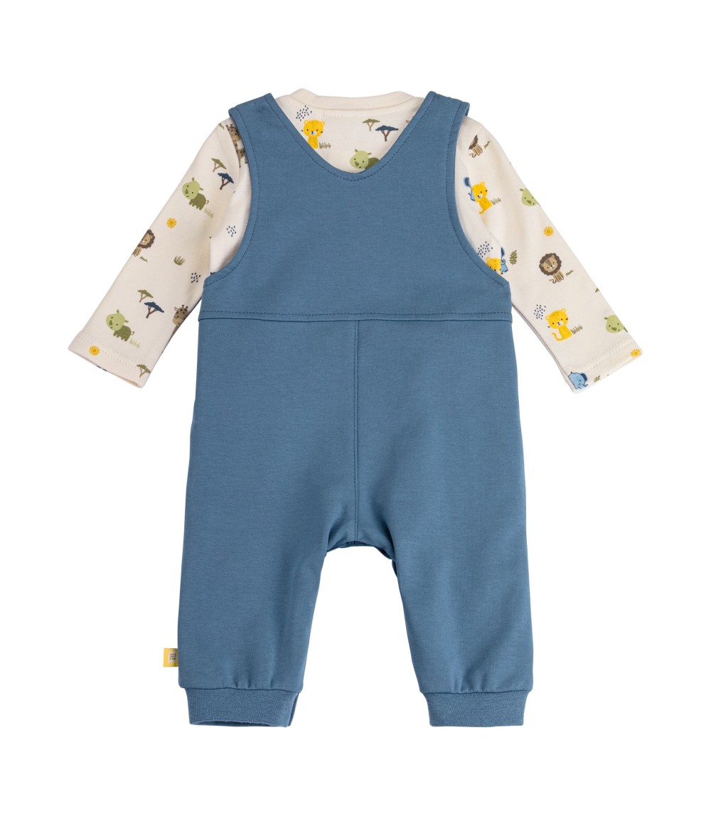 2-tlg. Set Latzhose und Shirt langarm