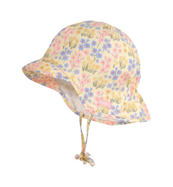 Schirmmütze mit Nackenschutz Blumen