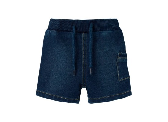 Jogging-Jeansshorts mit Tasche