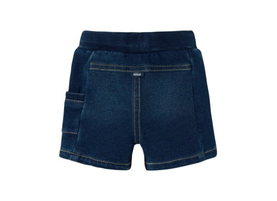 Jogging-Jeansshorts mit Tasche