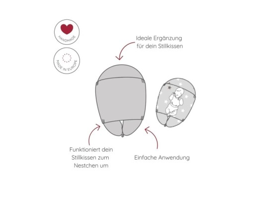 Baby Lagerungsbezug in verschiedenen Farben