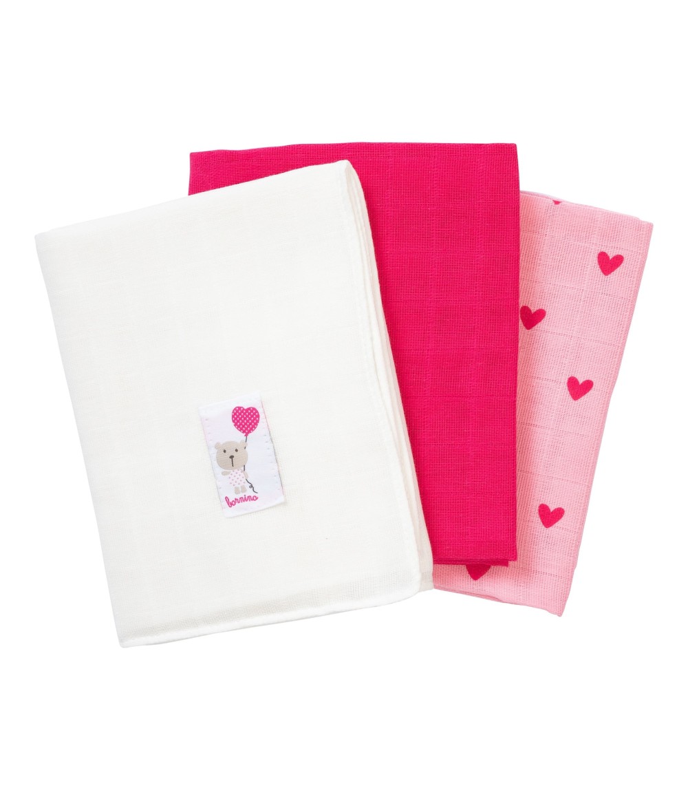 3er-Pack Mullwindeln 80x80 cm