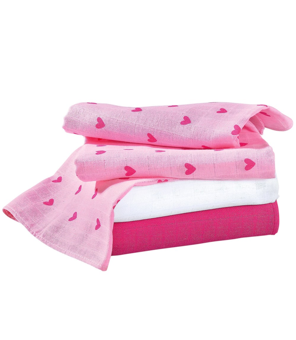 3er-Pack Mullwindeln 80x80 cm