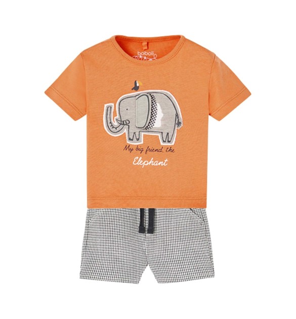 2-tlg. Set T-Shirt und Shorts Elefant
