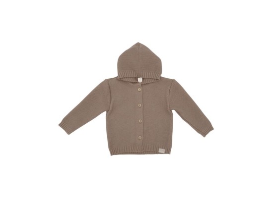 Strickjacke mit Kapuze