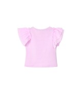 T-Shirt Rüschen Rippqualität