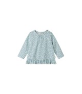 Shirt langarm Blumen Volant