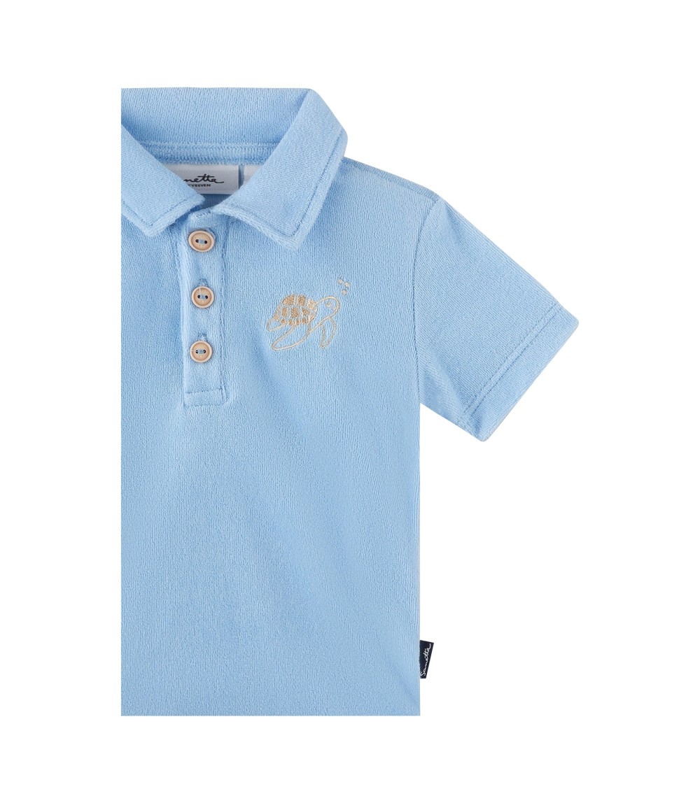 Polo-T-Shirt Schildkröte Frottee
