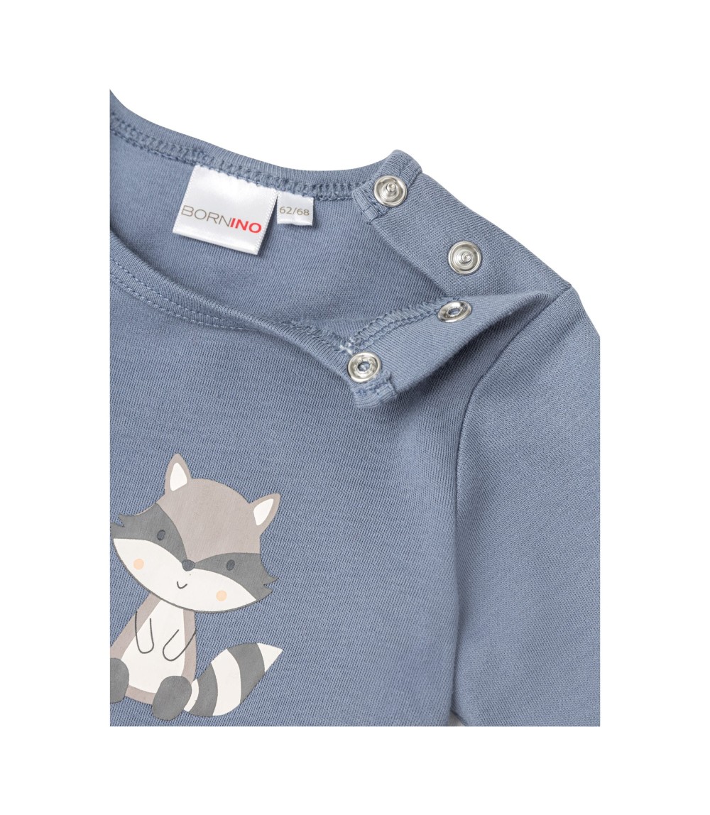 Shirt langarm Waschbär