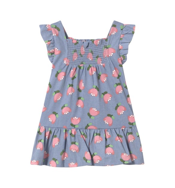 Kleid Flügelarm Blumen