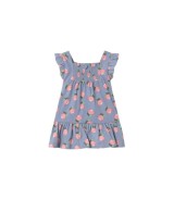 Kleid Flügelarm Blumen