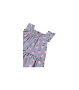 Kleid Flügelarm Blumen