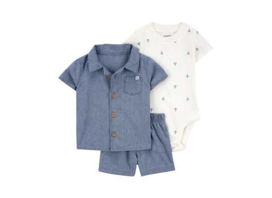 3-tlg. Set Body kurzarm