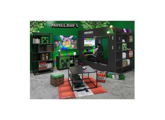 Kojen-Bett, Gamingbett, 90x200cm  _6 PS_ MINECRAFT