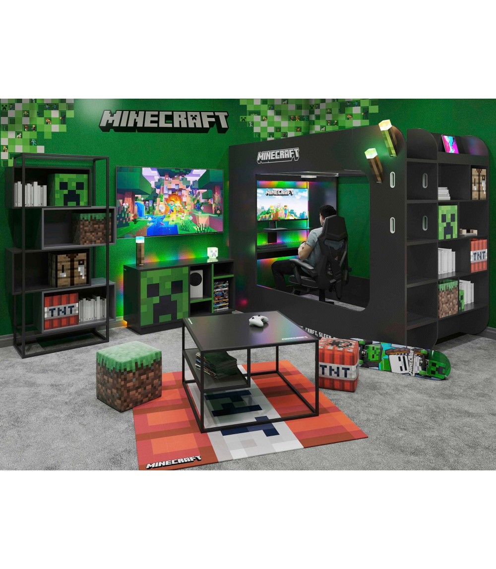 Kojen-Bett, Gamingbett, 90x200cm  _6 PS_ MINECRAFT