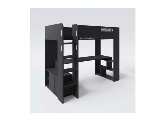 Kojen-Bett, Gamingbett, 90x200cm  _6 PS_ MINECRAFT