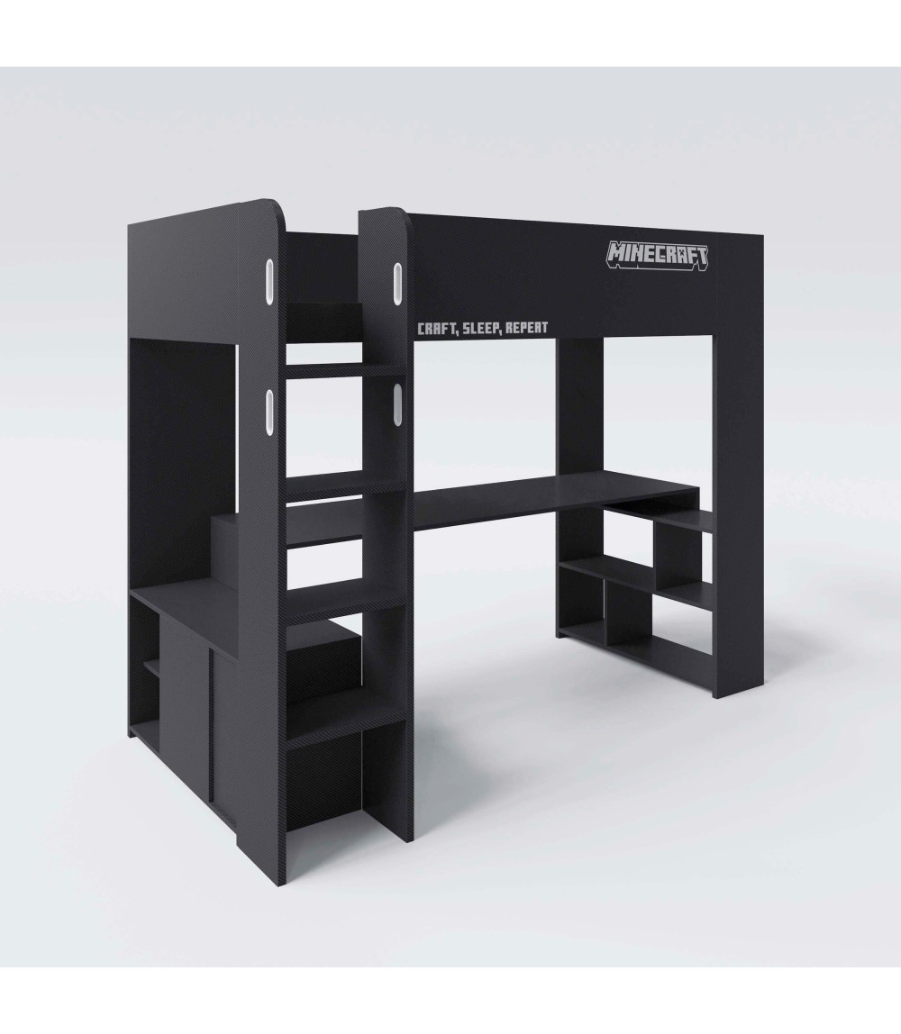 Kojen-Bett, Gamingbett, 90x200cm  _6 PS_ MINECRAFT