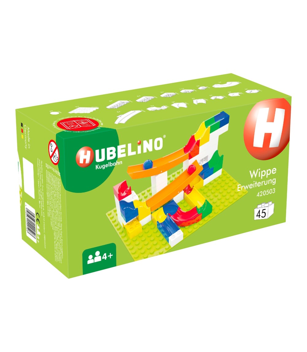 Kugelbahn Erweiterung Wippe 45-tlg