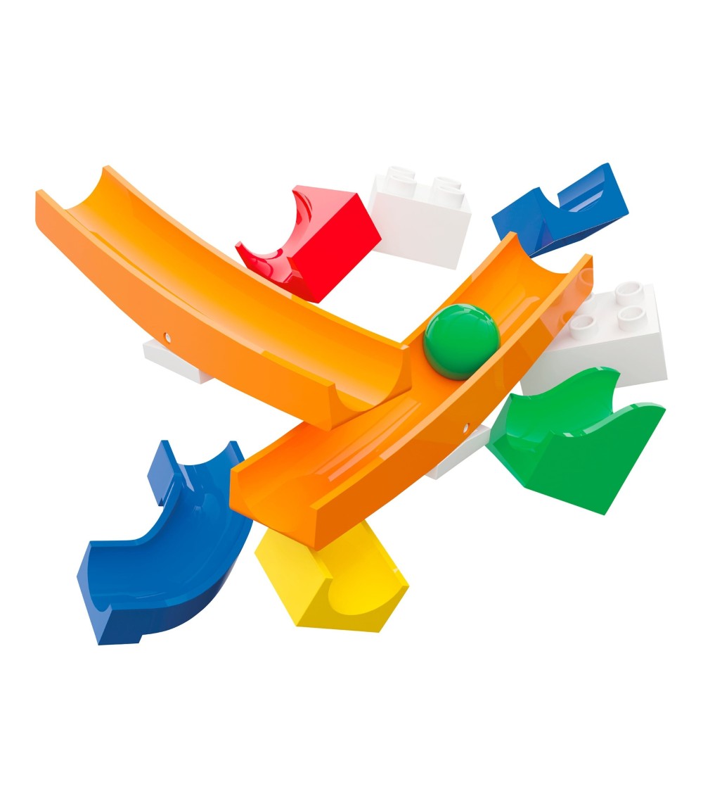 Kugelbahn Erweiterung Wippe 45-tlg