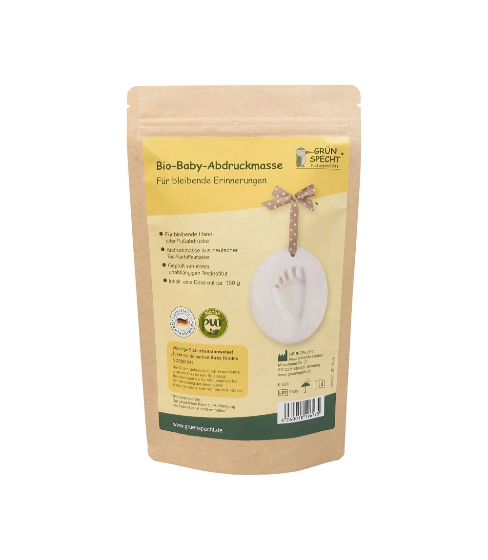 Bio-Abdruckset aus Kartoffelstärke - Nachfüllpack