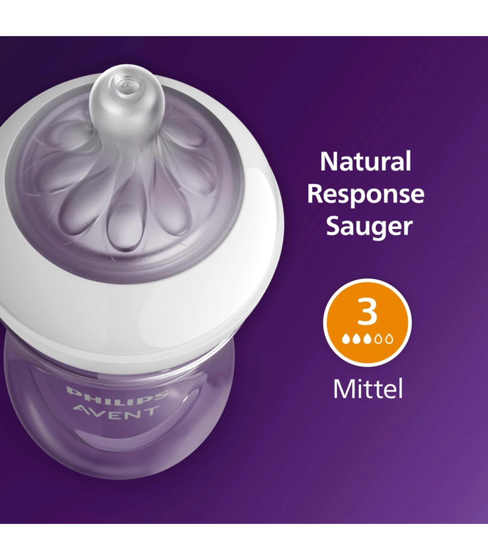4-tlg. Babyflaschen-Set, Natural Response, ab Geburt