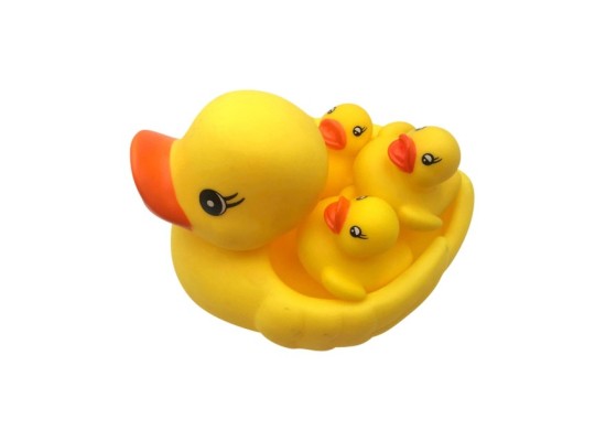 Badespielzeug Entenfamilie Quietsche