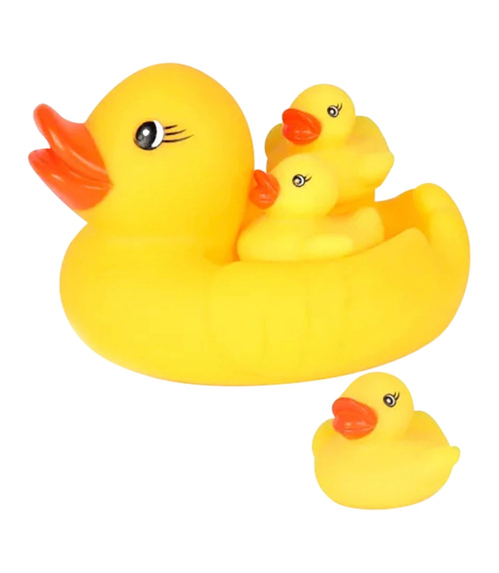 Badespielzeug Entenfamilie Quietsche